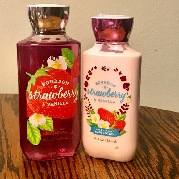 Bourbon Vanilla Bath And Vanilla And Strawberry Perfume Bourbon